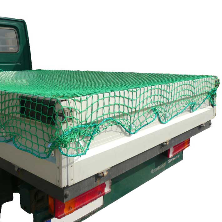 Ladungssicherungsnetz Kleintransporter  Löwe Container und  Entsorgungsprodukte