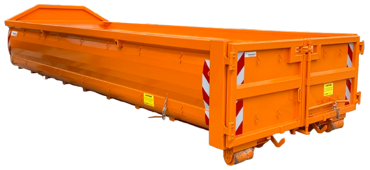 spantenloser Abrollcontainer 15 m³ gem. DIN 30720-1