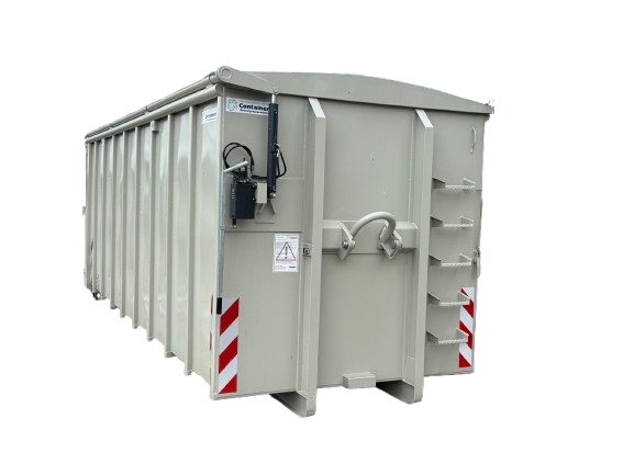 Abrollcontainer 33,6 m³ mit Deckel gem. DIN 30720-1